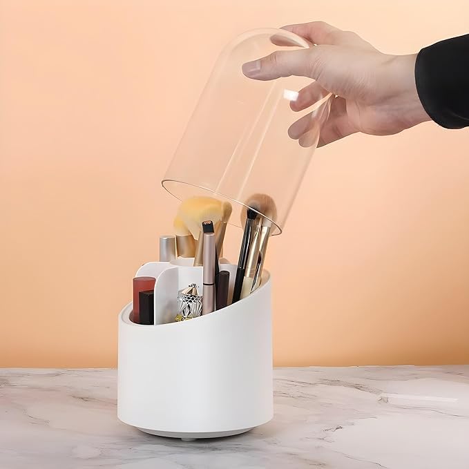 360° Rotating Makeup Brush Holder