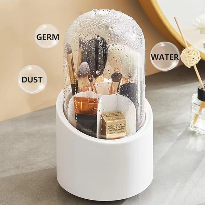 360° Rotating Makeup Brush Holder