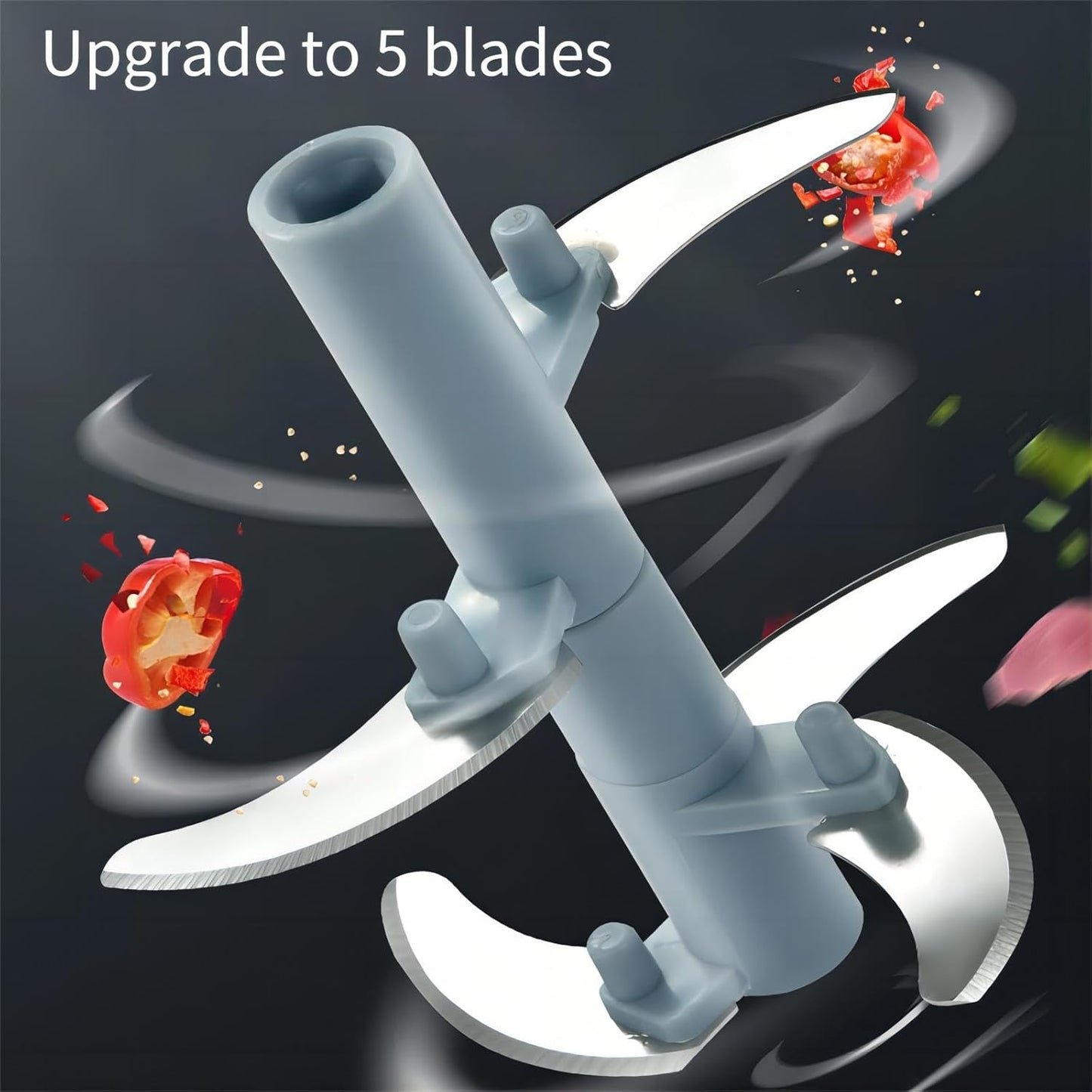 5 Blades Hand Cutter - Food Chopper