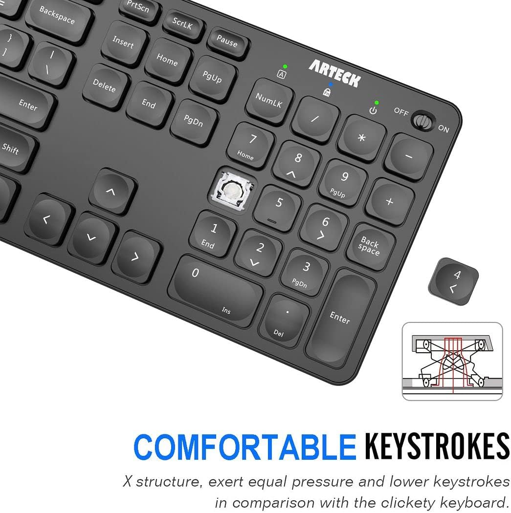 Rechargeable Wireless Keyboard