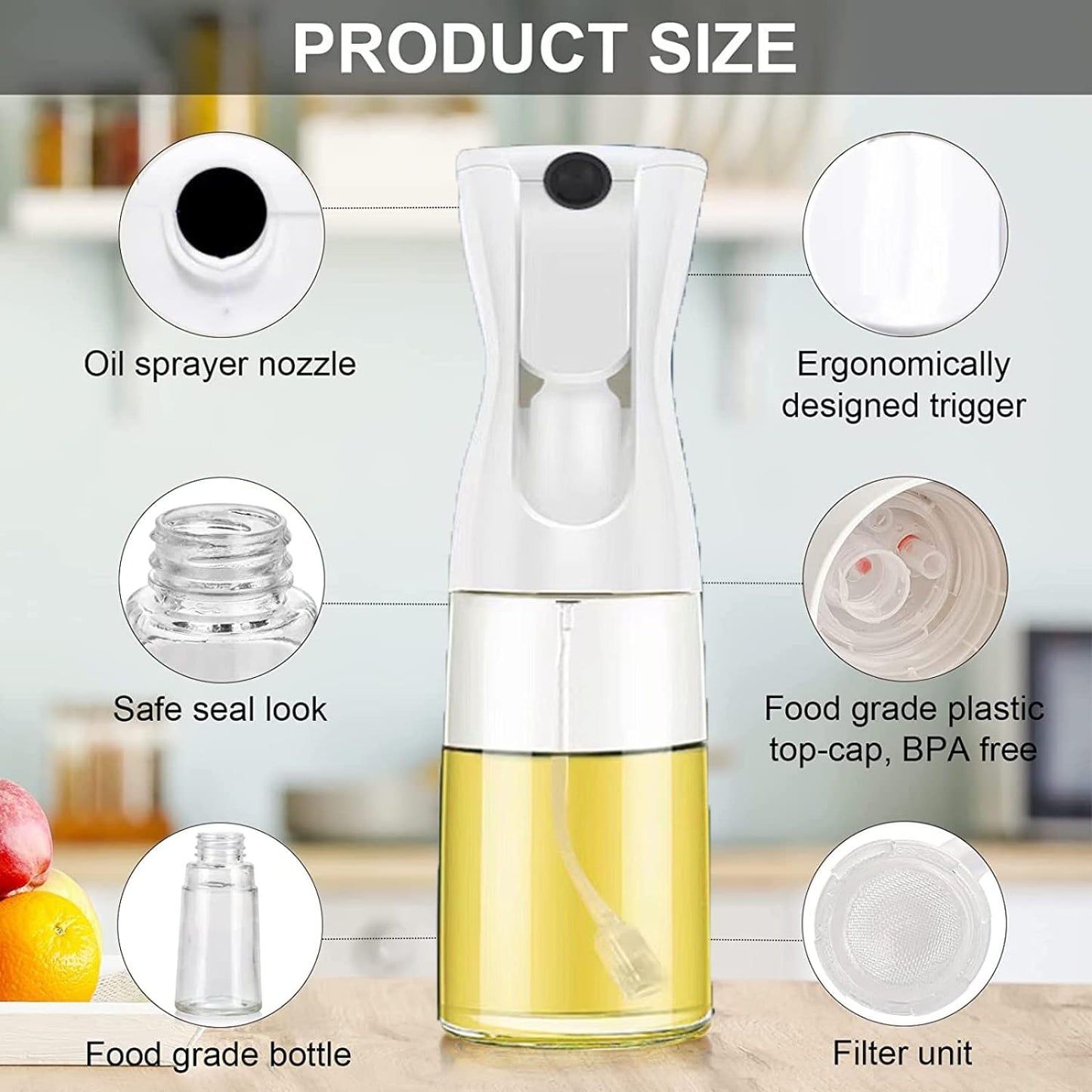 220ml Oil Spray Bottle