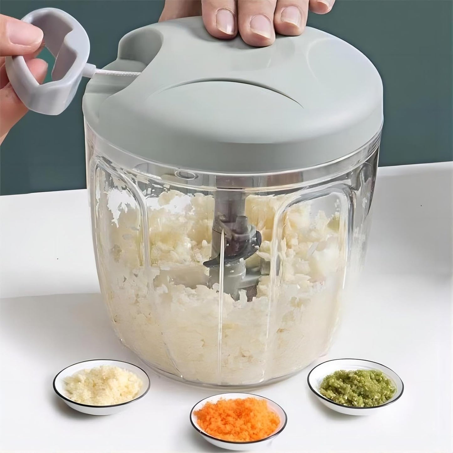 5 Blades Hand Cutter - Food Chopper