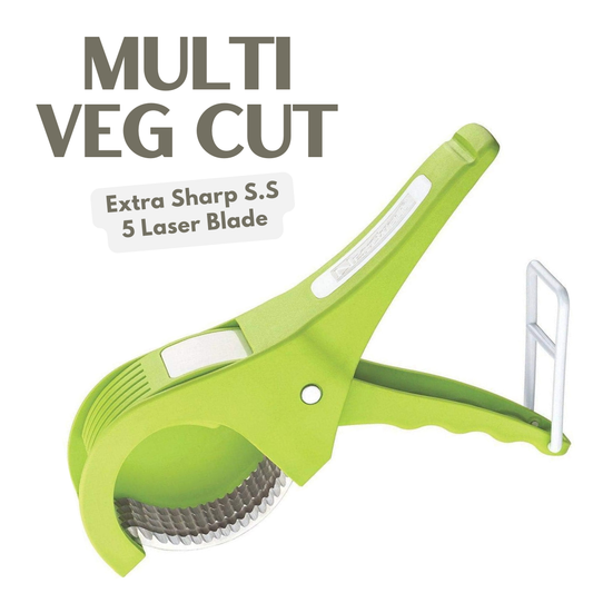 Multi Vegetable Cutter - 5 Blades