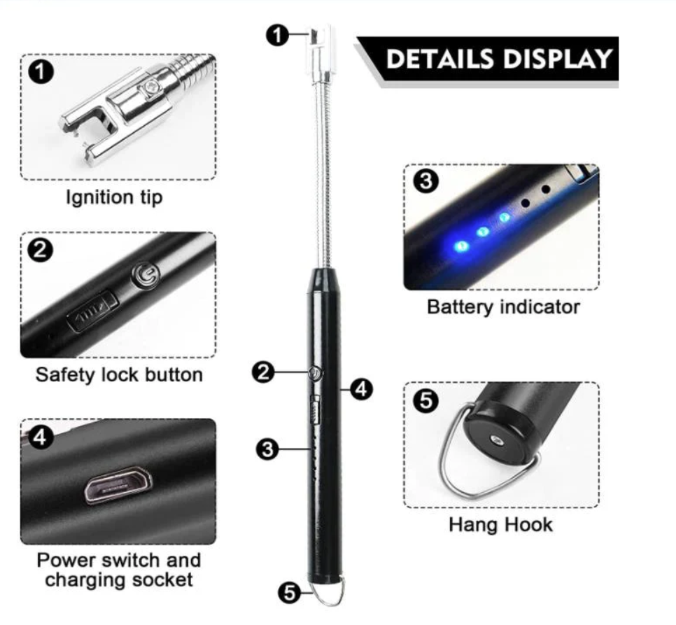 USB Rechargeable ARC Lighter